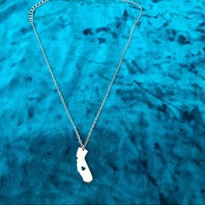 California State Stainless Steel Dainty Necklace